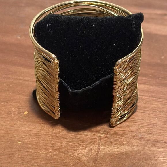 Brand New!! Multi wire look cuff bracelet - Picture 2 of 2